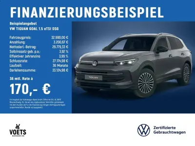 Gebraucht VW Tiguan Goal 150 PS (110 kW) 2025 Grau SUV