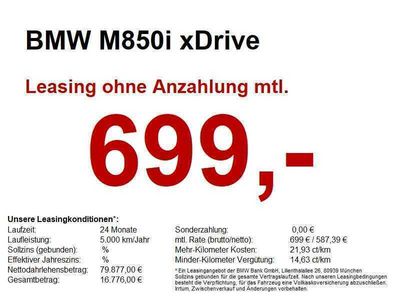 gebraucht BMW M850 xDrive *TOP AUSSTATTUNG*