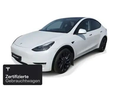 Gebraucht Tesla Model Y Performance 392 kW (533 PS) 2022 Weiß SUV