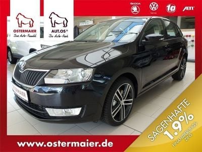 Gebraucht Skoda Rapid Style 116 PS (85 kW) 2016 Schwarz metallic Kombi