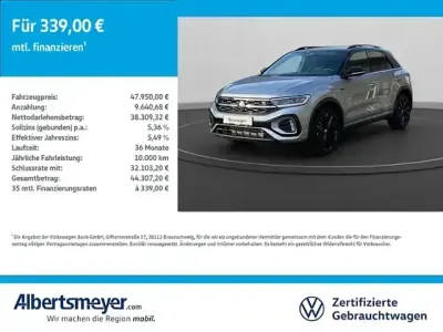 Neu VW T-Roc R-line 190 PS (139 kW) 2025 Silber SUV