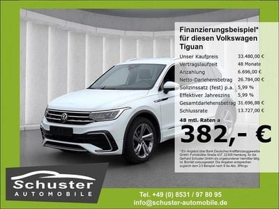 Weiss Gebraucht 2023 VW Tiguan R-line SUV | 33.480 € (Superpreis)