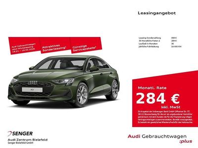 Distriktgrün metallic Gebraucht 2025 Audi A3 Ambiente Limousine | 31.880 € (Superpreis)