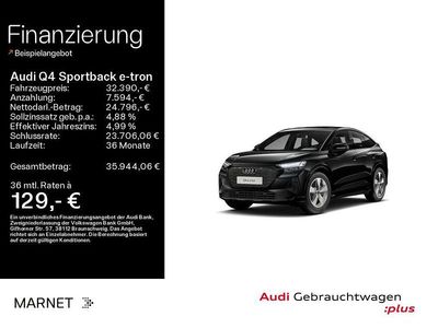 Gebraucht Audi Q4 Sportback e-tron Sport 219 kW (299 PS) 2023 Schwarz SUV