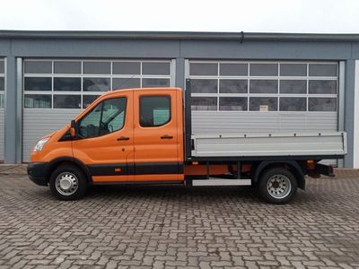 gebraucht Ford Transit Pritsche 3,5t Doppelk. Zwillingsbe.AHK Klima/Scheckh