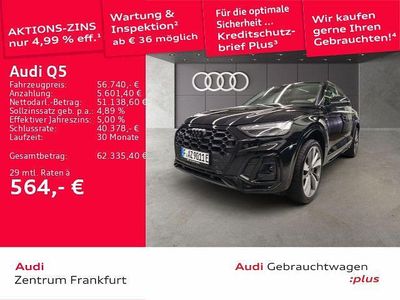 Gebraucht Audi Q5 Business 367 PS (269 kW) 2025 Mythosschwarz metallic SUV