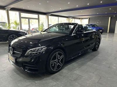 Usata Mercedes C200 AMG 285 CV (209 kW) 2020 Nero Cabrio