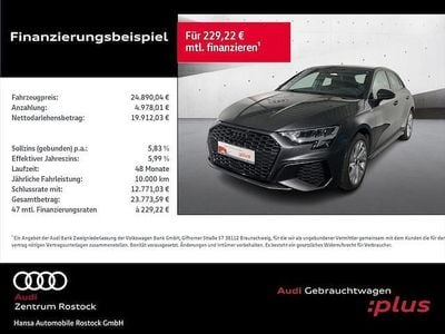 Usata Audi A3 S-Line 150 CV (110 kW) 2022 Grigio Berlina