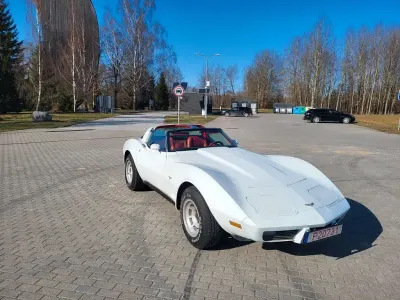 Gebraucht Corvette C3 200 PS (147 kW) 1976 Weiß Cabrio