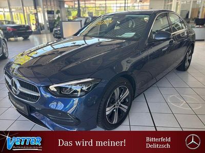 Blau Gebraucht 2024 Mercedes C180 Avantgarde Limousine | 41.900 € (Teuer)