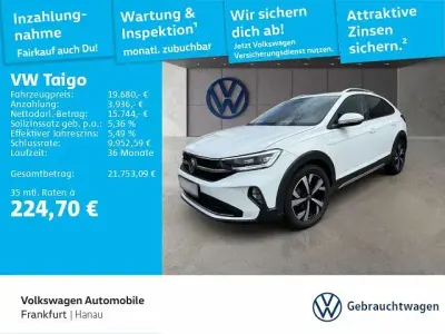 Gebraucht VW Taigo Style 150 PS (110 kW) 2022 Weiß SUV