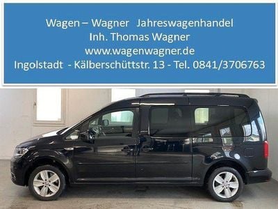 Gebraucht VW Caddy Maxi Comfortline 131 PS (96 kW) 2018 Deep black perleffekt Van / Kleinbus