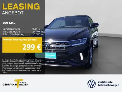 Brugt VW T-Roc Cabriolet R-line 150 HK (110 kW) 2025 Sort Cabriolet