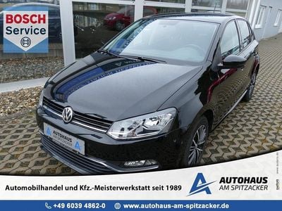 Gebraucht VW Polo Allstar 75 PS (55 kW) 2017 Schwarz Kleinwagen