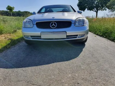 Gebraucht Mercedes SLK200 AMG 136 PS (100 kW) 1998 Silber Cabrio