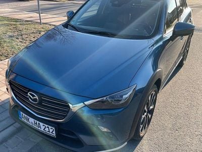 Gebraucht Mazda CX-3 Sports-Line 121 PS (88 kW) 2018 Blau SUV