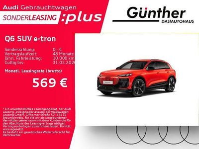 Gebraucht Audi Q6 e-tron S-Line 284 kW (387 PS) 2025 Soneirarot metallic SUV