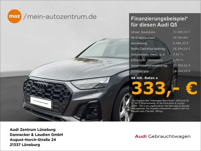 Brugt Audi Q5 S-Line 163 HK (119 kW) 2022 Grå SUV