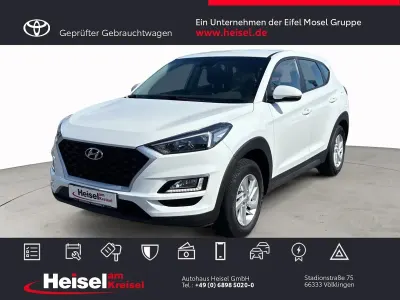 Gebraucht Hyundai Tucson Select 132 PS (97 kW) 2019 Polar white / sol SUV