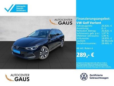 Gebraucht VW Golf VIII Move 131 PS (96 kW) 2023 Deep black perleffekt Kombi