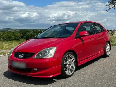 Gebraucht Honda Civic S 90 PS (66 kW) 2003 Rot Limousine