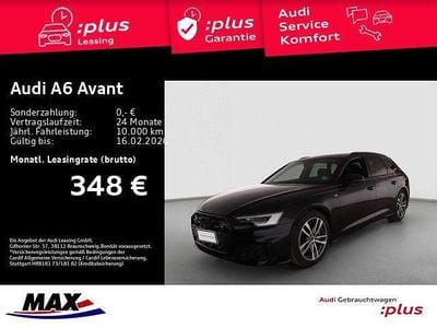 Mythosschwarz metallic Gebraucht 2025 Audi A6 S-Line Kombi | 49.549 € (Superpreis)