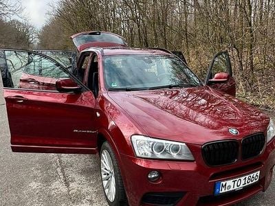 Gebraucht BMW X3 M Sport 258 PS (189 kW) 2013 Rot SUV