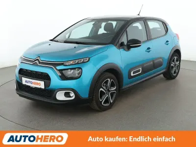 Gebraucht Citroën C3 Feel 82 PS (60 kW) 2020 Blau Kleinwagen