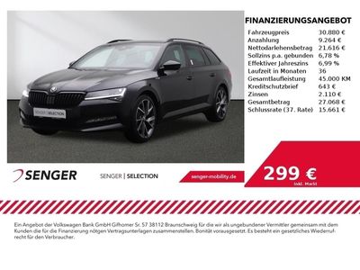 gebraucht Skoda Superb 2.0 TDI Combi Sportline