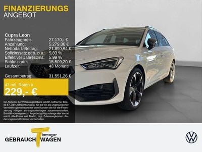 Gebraucht Cupra Leon 150 PS (110 kW) 2024 Weiß Limousine
