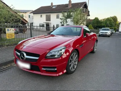 Gebraucht Mercedes SLK250 2015 Rot Cabrio