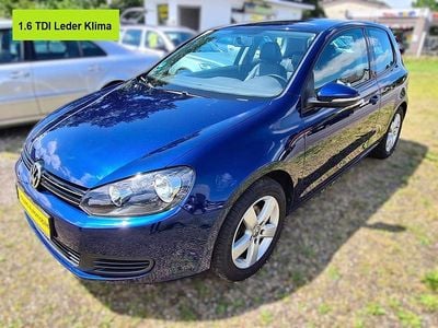 Gebraucht VW Golf VI Comfortline 105 PS (77 kW) 2010 Shadow blue metallic Kleinwagen