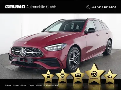 Gebraucht Mercedes C300e AMG Line Premium Plus 313 PS (230 kW) 2025 Rot Limousine