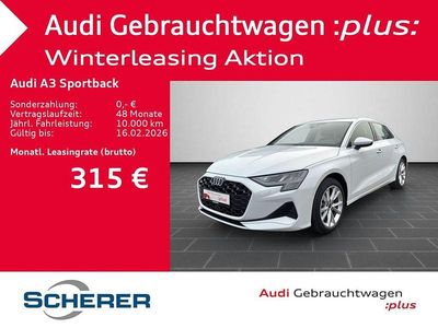 Gletscherweiß metallic (metallic) Gebraucht 2025 Audi A3 Ambiente Limousine | 33.300 € (Guter Preis)