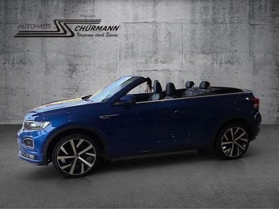 Gebraucht VW T-Roc Cabriolet R-line 150 PS (110 kW) 2020 Blau Cabrio