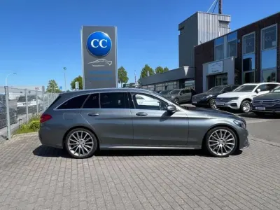 Gebraucht Mercedes C250 AMG line 211 PS (155 kW) 2016 Selenitgrau Kombi