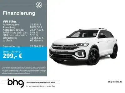 Gebraucht VW T-Roc R-line 150 PS (110 kW) 2025 Weiß SUV