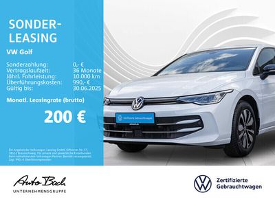 Weiß (pure white) Gebraucht 2024 VW Golf VIII Goal Limousine | 24.470 € (Guter Preis)