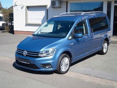 Usata VW Caddy Maxi 102 CV (75 kW) 2017 Blu Monovolume