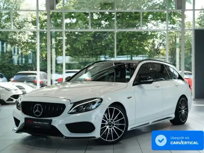 Gebraucht Mercedes C400 AMG line 334 PS (245 kW) 2015 Weiß Kombi
