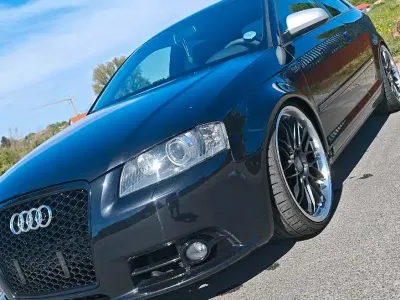 Gebraucht Audi A3 S-Line 250 PS (183 kW) 2007 Schwarz Kleinwagen
