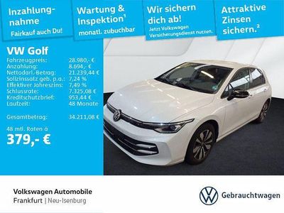 Oryxweiß perlmutteffekt/oryxwe Gebraucht 2025 VW Golf Goal Limousine | 28.980 € (Fairer Preis)