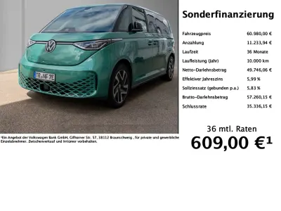 Gebraucht VW ID. Buzz Goal 210 kW (286 PS) 2025 Grün Van / Kleinbus