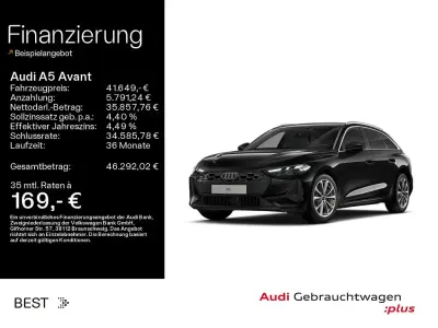 Gebraucht Audi A5 Comfort 204 PS (150 kW) 2025 Mythosschwarz metallic Kombi