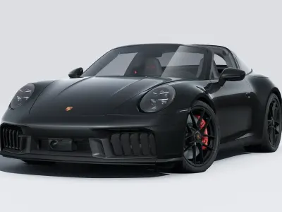 Ny Porsche 911 Targa 4 541 HK (397 kW) 2026 Svart Cab