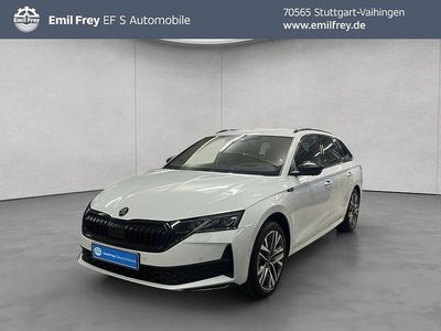 Neu Skoda Octavia SportLine 204 PS (150 kW) 2026 Moonweiß perleffekt Kombi