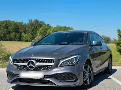 Gebraucht Mercedes CLA200 Shooting Brake AMG line 136 PS (100 kW) 2018 Grau Kombi