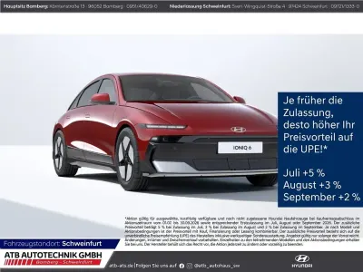 Neu Hyundai Ioniq 6 167 kW (228 PS) 2026 Rot Limousine