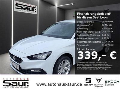 Weiss Gebraucht 2024 Seat Leon Style Limousine | 30.460 € (Fairer Preis)