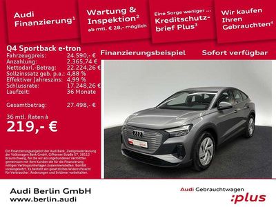 Gebraucht Audi Q4 e-tron 125 kW (170 PS) 2023 Taifungrau metallic SUV